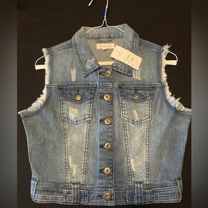 Patrons Of Peace Jean Vest-Size Small NWT
